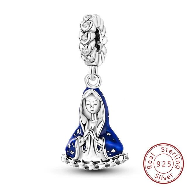 925 Silber Bead Jungfrau Maria