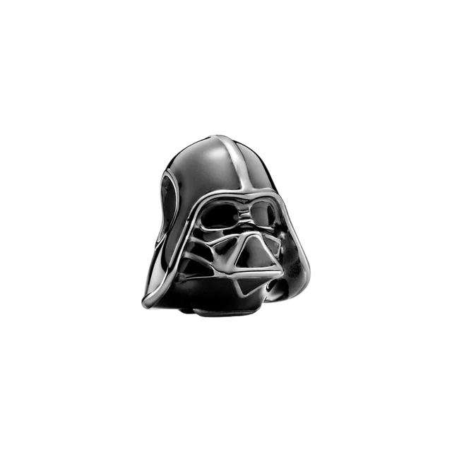 925 Silber Charm Anhänger Star Wars Darth Vader Maske